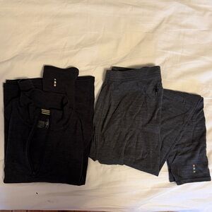 Smartwool Kids Mid-weight Long Underwear  Set 250